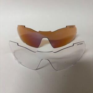 Tifosi Replacement Lenses Clear and AC Red Clarion Mirror Cycling Sunglasses
